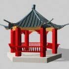 Traditional Chinese Garden Pavilion