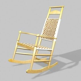 摇椅传统风格3d模型