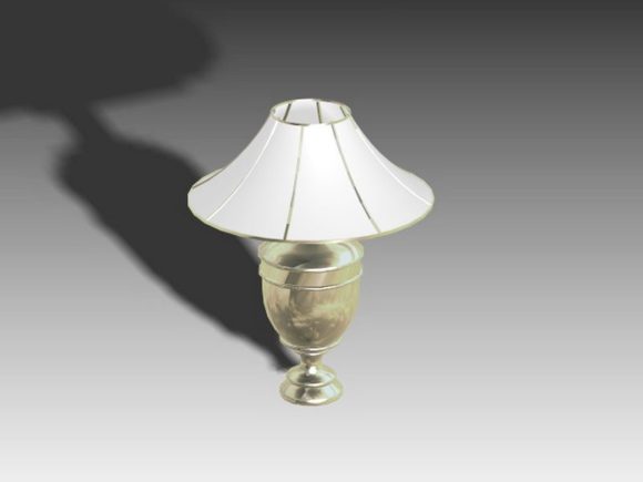 Lámpara de mesa trofeo antiguo
