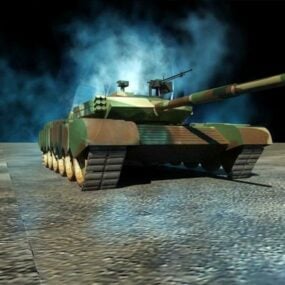 Type 99 Mbt tank 3D-model
