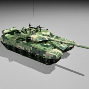 نموذج ثلاثي الأبعاد لدبابة القتال الصينية Type99