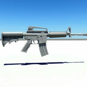 Usmc M4 Carbine Rifle 3d model
