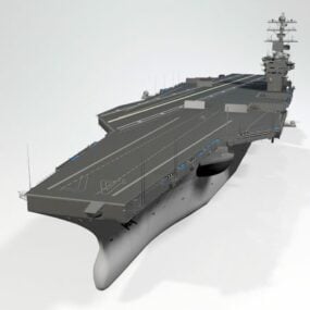 USS航空母艦ジョン・ステニス3Dモデル
