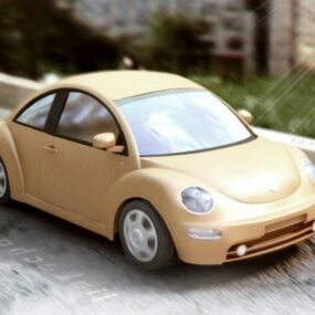 Vw Beetle Dune Car 3d model