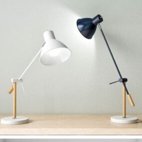 Garden Light Design Double Lamps 3d model