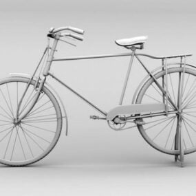 دراجة كلاسيكية من القرن العشرين نموذج ثلاثي الأبعاد