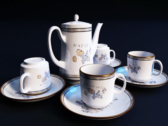Vintage Luxury China Tea Set
