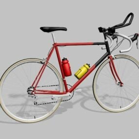 ヴィンテージジタン自転車3Dモデル
