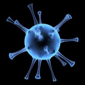 3d модель вірусної клітини