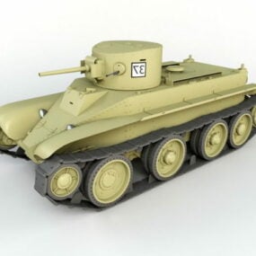 Gaz 69 Army Vehicle 3d model