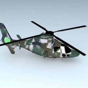 Bo 105 Utility Helicopter 3d model