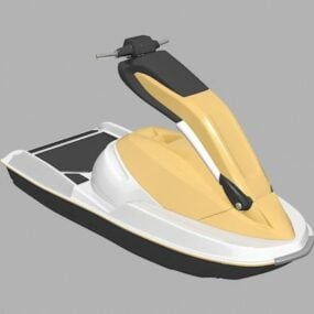 3д модель катера-самоката