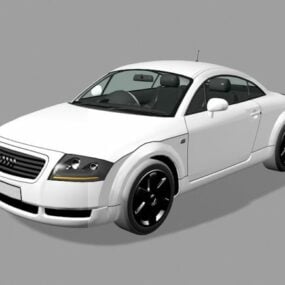 سيارة أودي Tt سيدان بيضاء موديل 3D