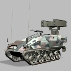 Wiesel Ozelot Air Defence System 3d model