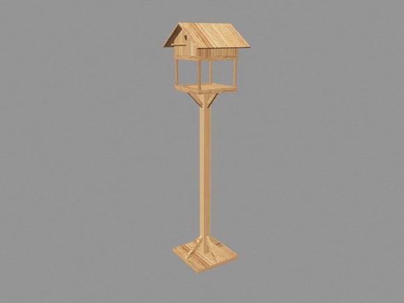Wood Bird House
