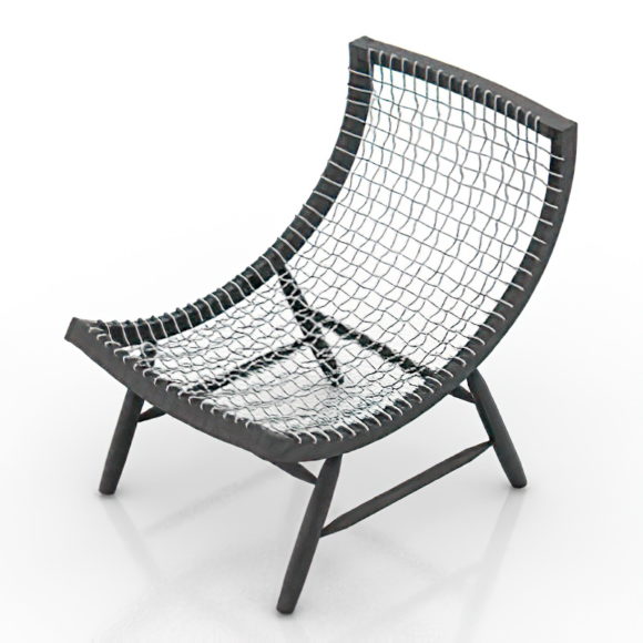 Woven Rope Lounge Chair