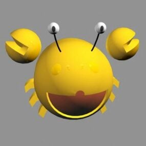 Cartoon Funny Crab 3d model