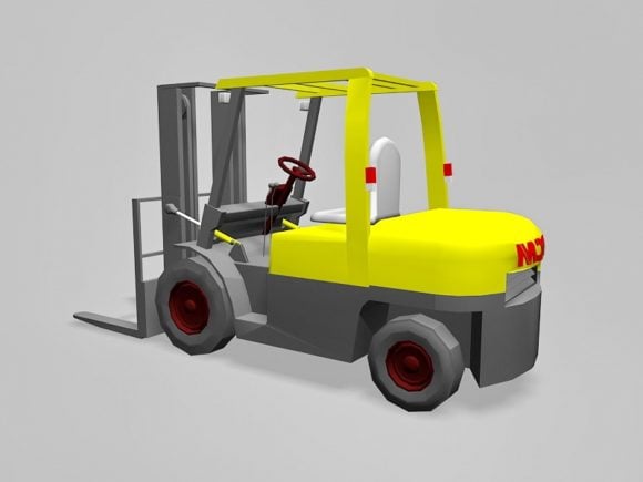 Low Poly Forklift