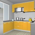 黄色のキッチンの装飾のアイデア