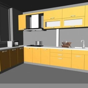 Wall Mounted Kitchen Extractor Hood 3d model