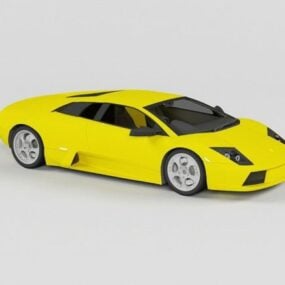 مفهوم سباق السيارات نموذج 3D