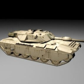 Yugoslav Army M84 Tank 3d model
