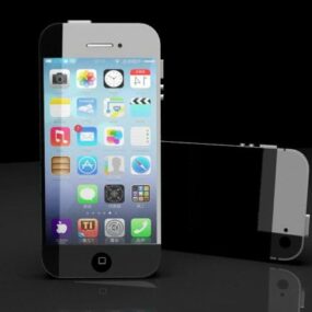 Iphone 5 renderizado modelo 3d