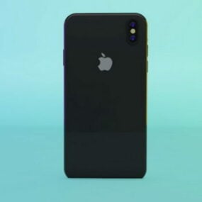 Iphone 6 noir modèle 3D