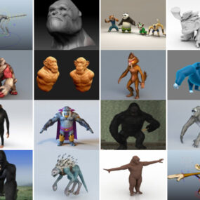 20 parasta Monkey 3D -mallia 2022 ladattavaksi ilmaiseksi