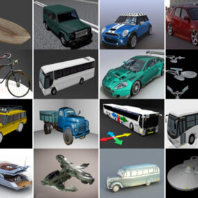 30 parasta liikennettä Blender 3D-malleja ilmainen kokoelma