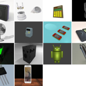 Top 14 Elektronisch Blender 3D-modellen voor ontwerp Nieuwste 2022
