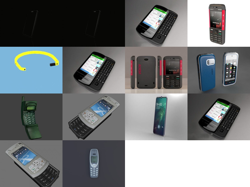 Top 14 Nokia Obj Barangan Model 3D Terkini 2022