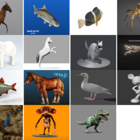 Top 15 Blender Model 3D Haiwan Paling Banyak Dilihat 2022