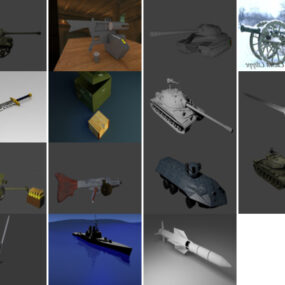 Top 15 Tentera Blender Barangan Model 3D Terkini 2022