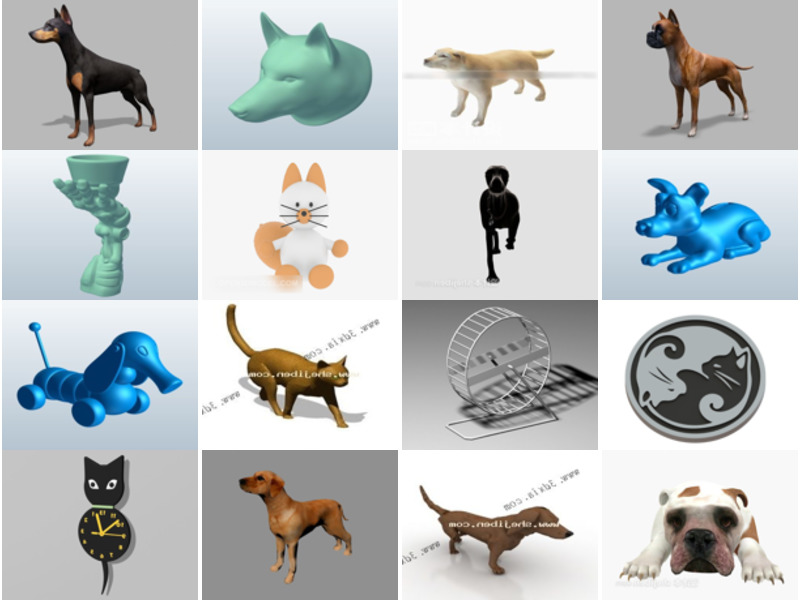 Top 17 Pet 3D Models Newest 2022