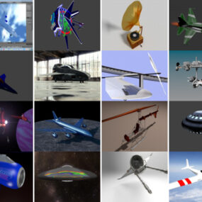 Top 18 letadel Blender Nejnovější 3D modely 2022