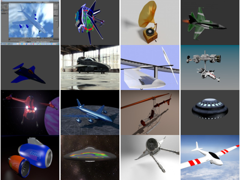 Top 18 vliegtuigen Blender 3D-modellen meest recente 2022