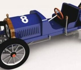 Merc Race Car 3d model