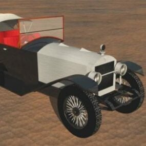 빈티지 자동차 1924 마틴 말벌 3d 모델