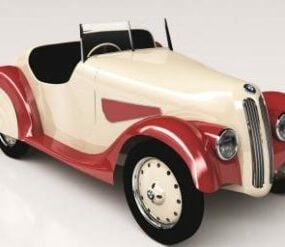 Bmw 328 Vintage Car 1936 3D model