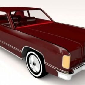 Mô hình 3d xe cổ Lincoln Continental