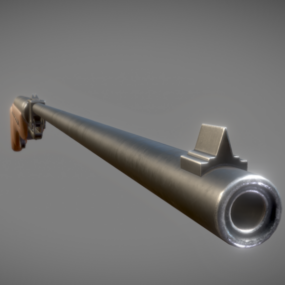 Luftgewehr-Haenel-Gewehr 3D-Modell