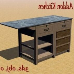 3д модель кухонного шкафа Addon Kitchen Table