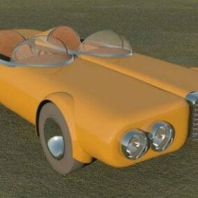 Cartoon Car Rod 3D-Modell