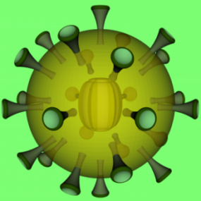 Aurora Virus 3D-model