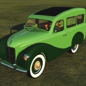 Austin Countryman Vintage Car 3d-modell