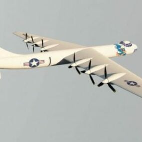 Vintage Aircraft B36 Peacemaker 3d-modell