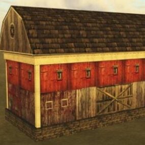 Múnla 3d Old House Barn