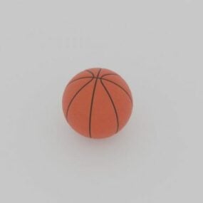 Basketbalový sportovní míč 3D model