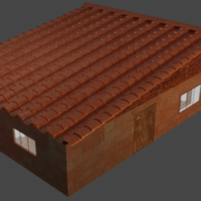 Brick House 3d model
